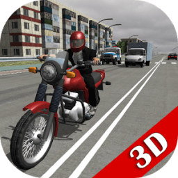 Russian Moto Traffic Rider 3D أيقونة