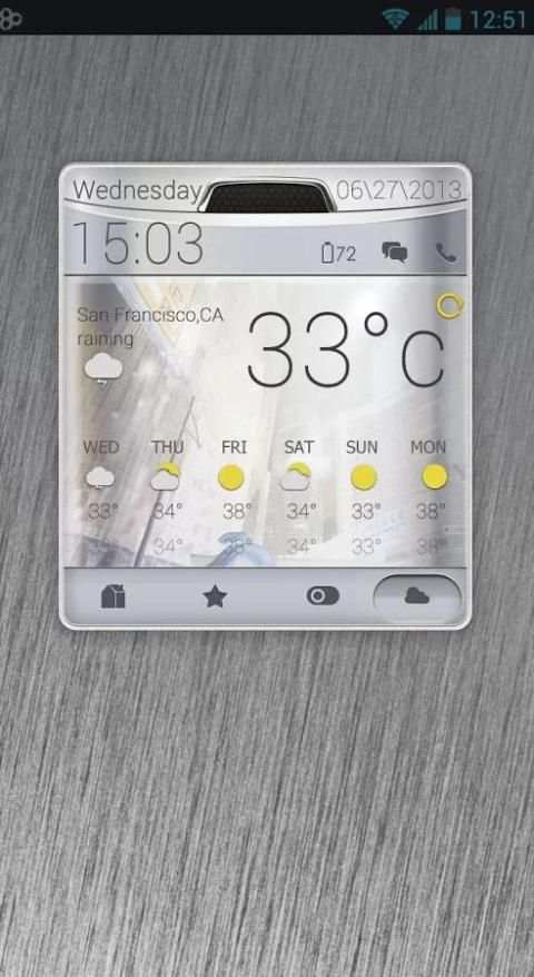 Silver Toucher Pro Theme скриншот 2