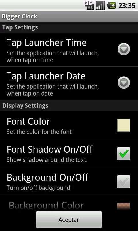Bigger Clock Widget скриншот 1