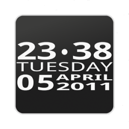 ikon Bigger Clock Widget