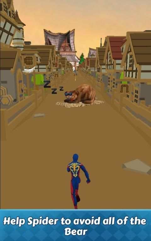 Spider Angry Run Game скриншот 5