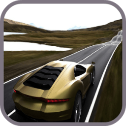 High Hill Climb Racing Car. icon