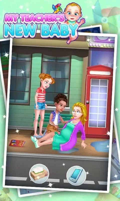 Pregnant teacher baby games APK + Mod for Android.