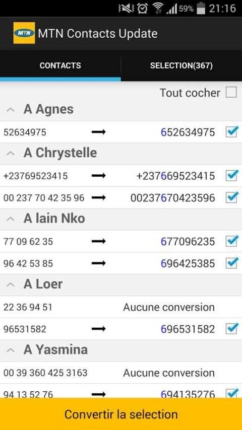 MTN Contacts Update screenshot 7