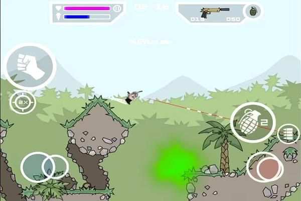 Guidare Doodle Army 2 Mini Militia 1 تصوير الشاشة