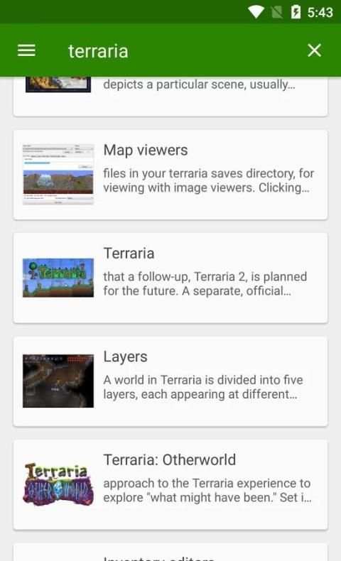 Official Terraria Wiki скриншот 3