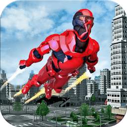 Flying super hero free survival games