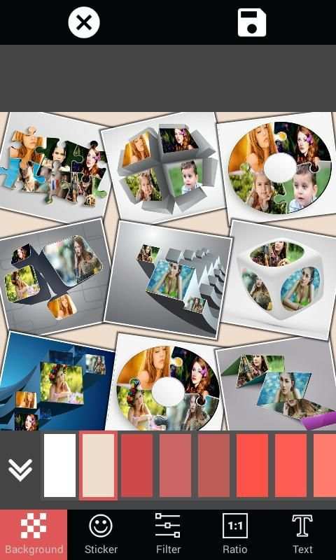 4D Collage Photo Frame screenshot 1