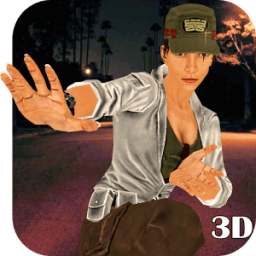 ikon kejahatan perkelahian jalanan