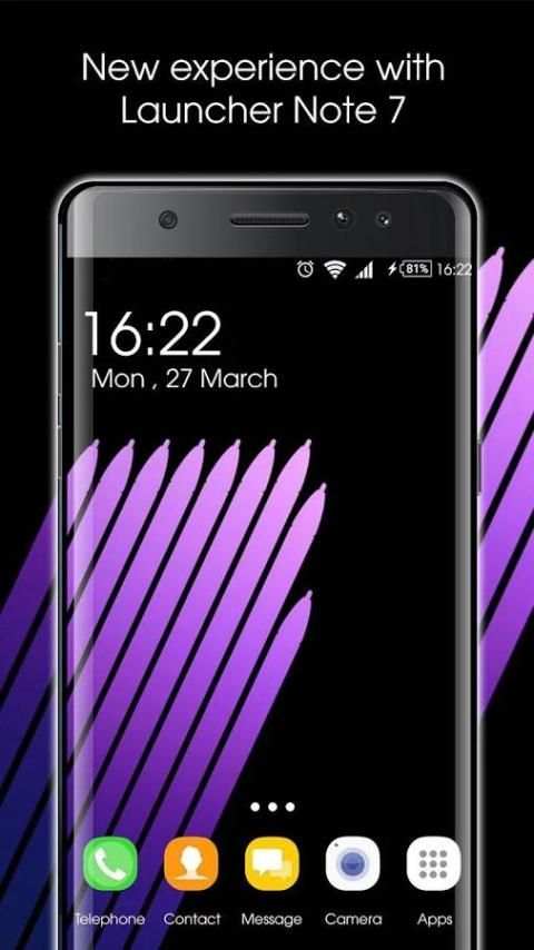 Note 7 Launcher – Note 7 Theme screenshot 2