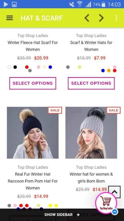 Top Shop Ladies screenshot 1