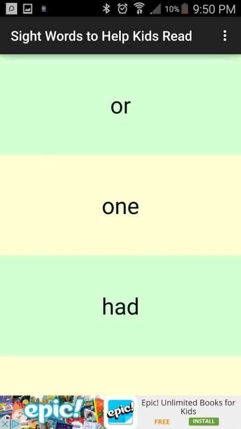 Sight Words to Help Kids Read screenshot 5