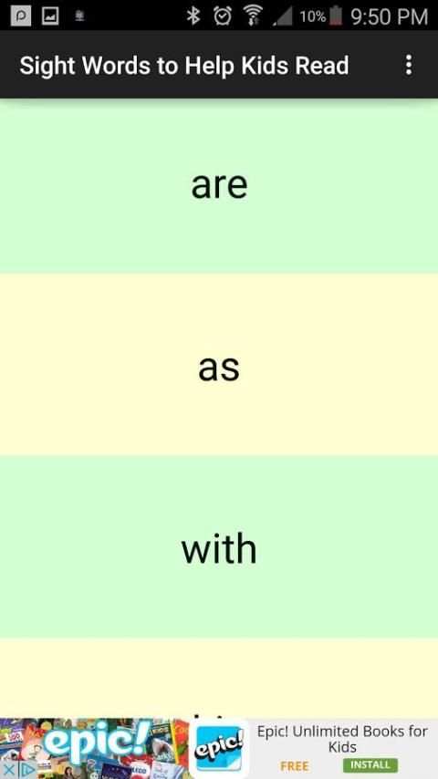 Sight Words to Help Kids Read screenshot 2