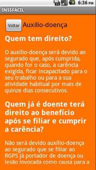 INSS FÁCIL- tire suas dúvidas? скриншот 2