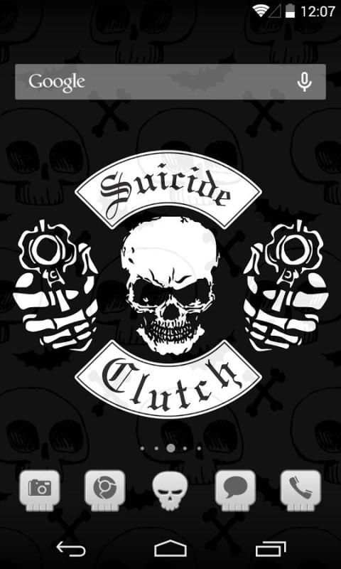 Skull theme 8 تصوير الشاشة