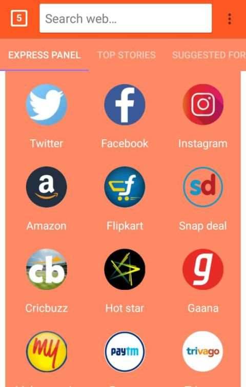 Universal Browser - fast Speed 7 تصوير الشاشة