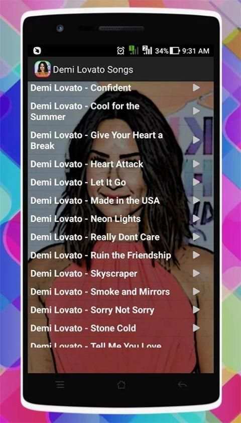 Demi Lovato Songs 1 تصوير الشاشة