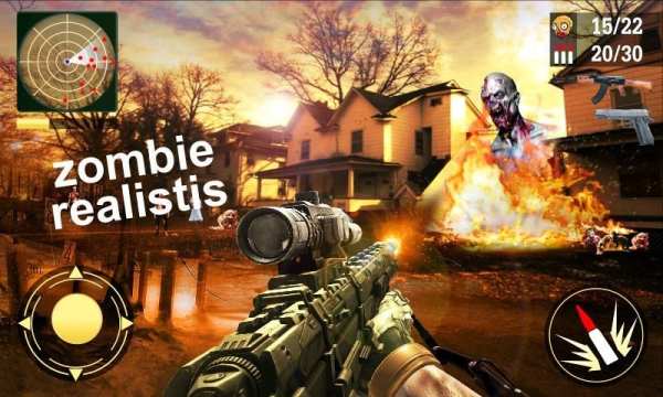 penembak pertahanan zombie screenshot 1