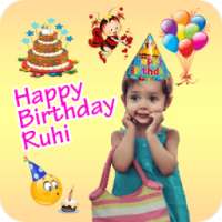 Birthday Cake Name Photo Editor on 9Apps