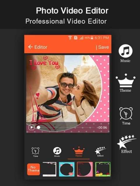 Photo Video Editor скриншот 3