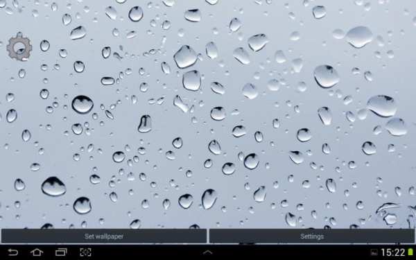 Glass Live Wallpaper screenshot 1