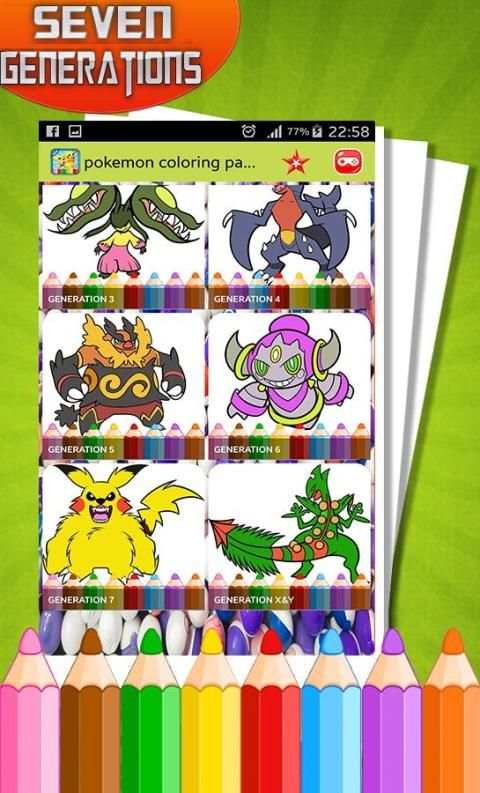 Coloring book for pokem fans screenshot 2