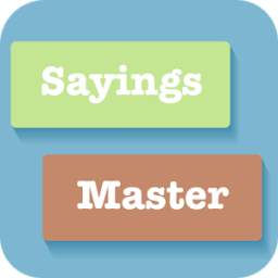 Learn English Sayings Master