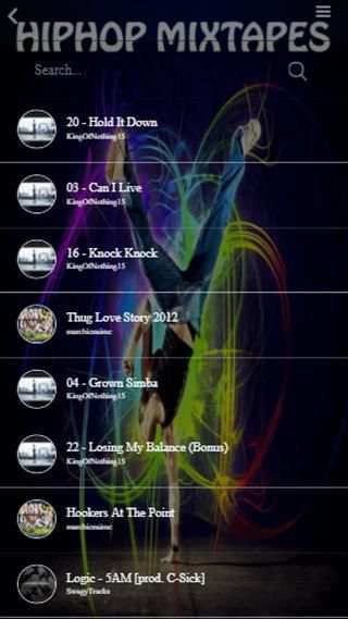 Hiphop Mixtapes screenshot 2
