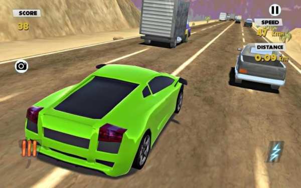 Heavy Racing In Car Traffic Racer Speed Driving screenshot 6