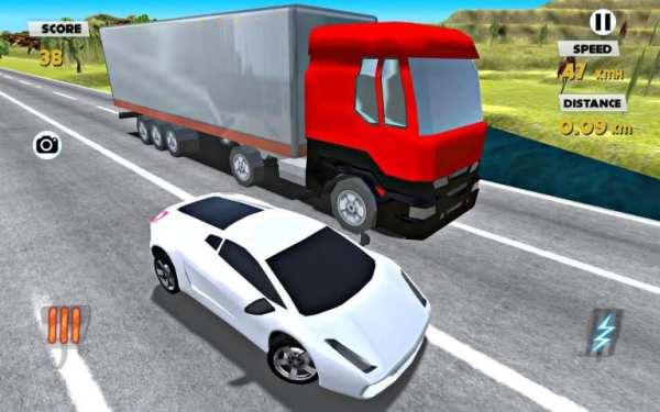 Heavy Racing In Car Traffic Racer Speed Driving скриншот 5