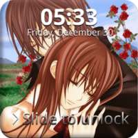 Anime Love Lock Screen
