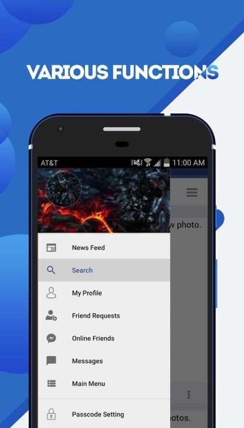 Lite for Facebook & Security Locker screenshot 1
