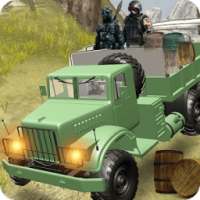 US Offroad Army Cargo Truck Driving Transport Game