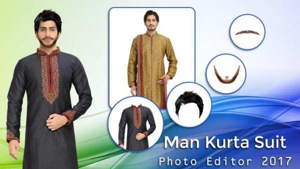 Man Kurta Suit Photo Editor 2017 4 تصوير الشاشة