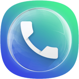 Call Screen Bubble Dialer OS10 आइकन