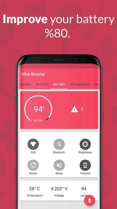 Ultra Booster (Battery Clean) screenshot 2