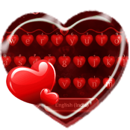 Red Heart Keyboard Theme иконка