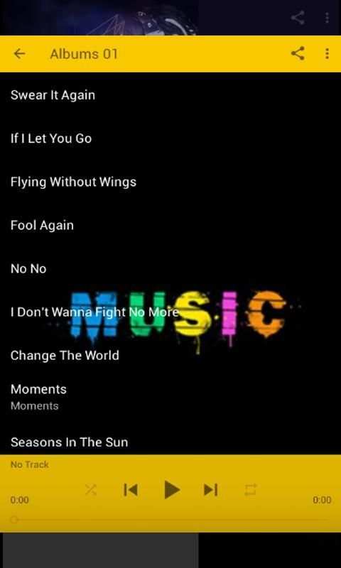 Best Westlife Music 1 تصوير الشاشة