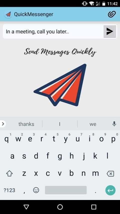 Quick Messenger - Fast message sharing скриншот 4