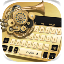 Golden Metal Keyboard иконка