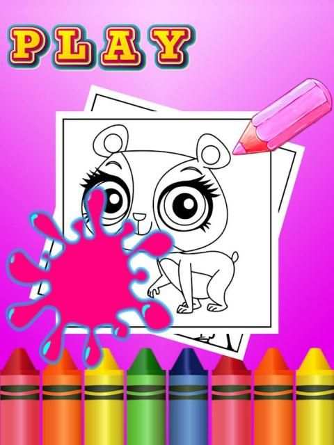 Little Pet Shop Coloring screenshot 3