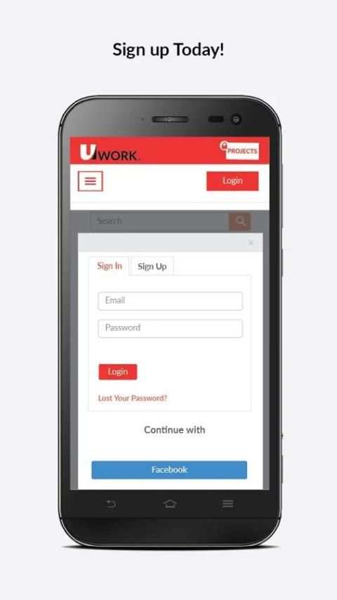 Uwork.pk скриншот 4