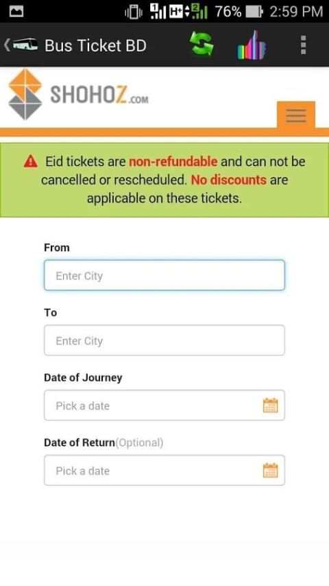 Bus Ticket BD screenshot 2