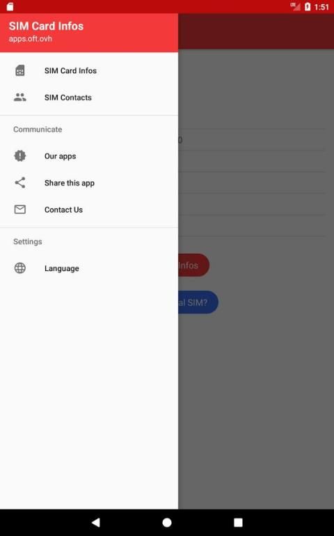 SIM Infos & Contacts - Exporter contacts SIM VCard screenshot 1