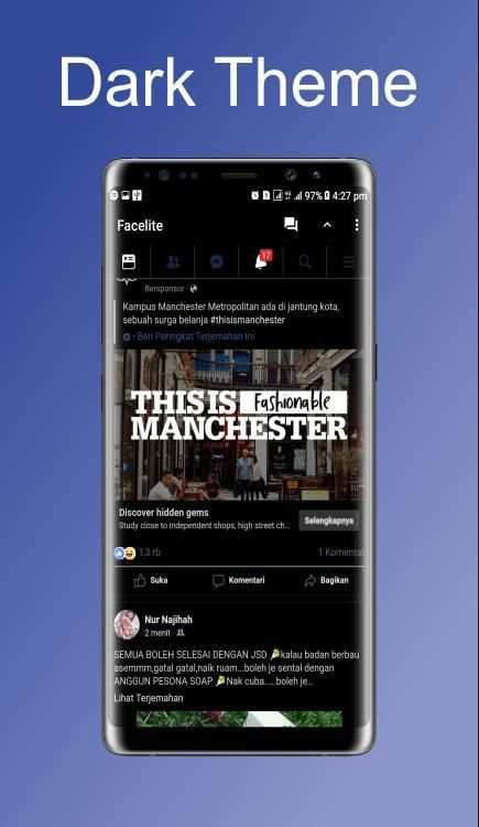 Fastbook for Facebook Lite screenshot 3