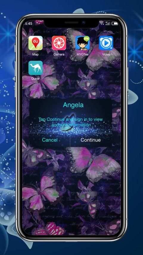 Blue Butterfly - Messaging 7 скриншот 1