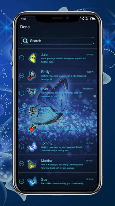 Blue Butterfly - Messaging 7 скриншот 4