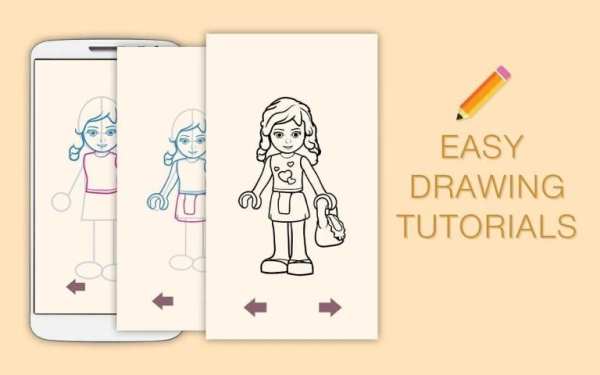 Draw Drawings Best Friends Characters Lego screenshot 1