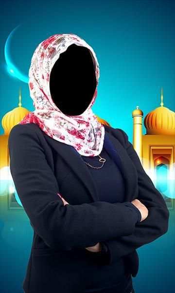 Hijab Women Fashion Photo Frames скриншот 2
