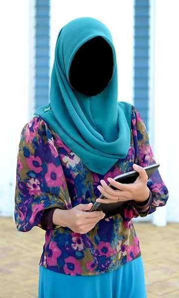 Hijab Women Fashion Photo Frames скриншот 1